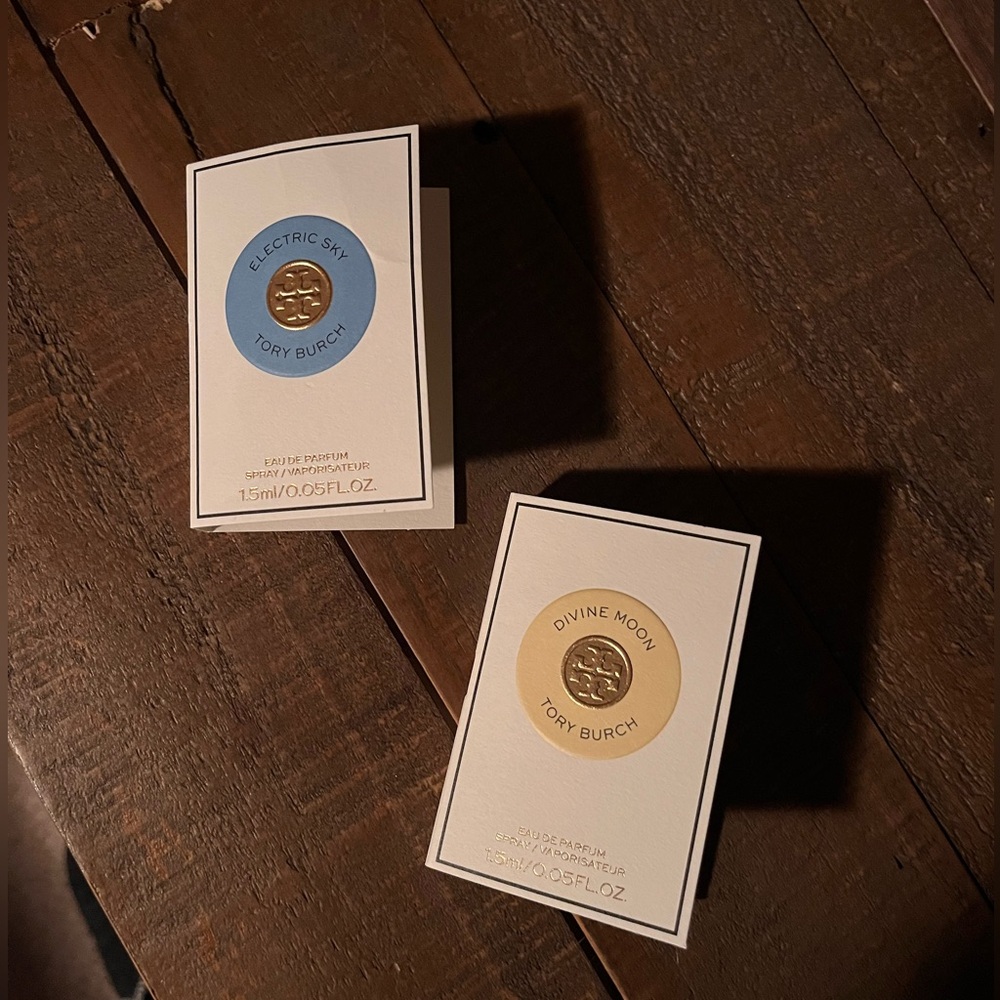 Tory Burch Electric Sky and Divine Moon Fragrance Samples - Picture 1 of 4